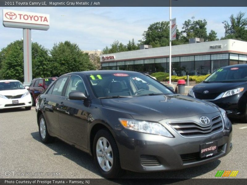 Magnetic Gray Metallic / Ash 2011 Toyota Camry LE