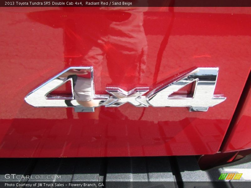 Radiant Red / Sand Beige 2013 Toyota Tundra SR5 Double Cab 4x4