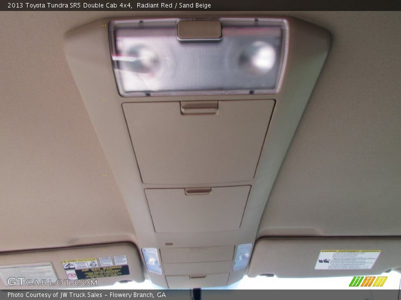 Radiant Red / Sand Beige 2013 Toyota Tundra SR5 Double Cab 4x4
