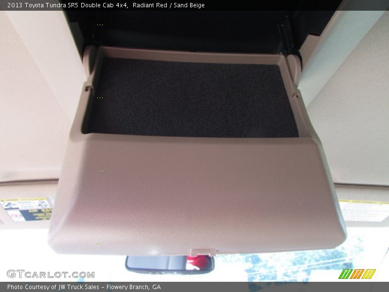 Radiant Red / Sand Beige 2013 Toyota Tundra SR5 Double Cab 4x4