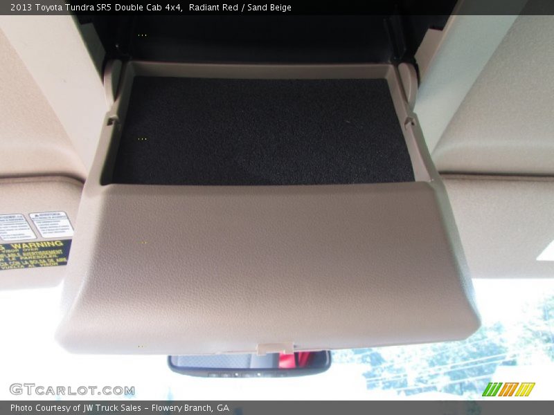 Radiant Red / Sand Beige 2013 Toyota Tundra SR5 Double Cab 4x4