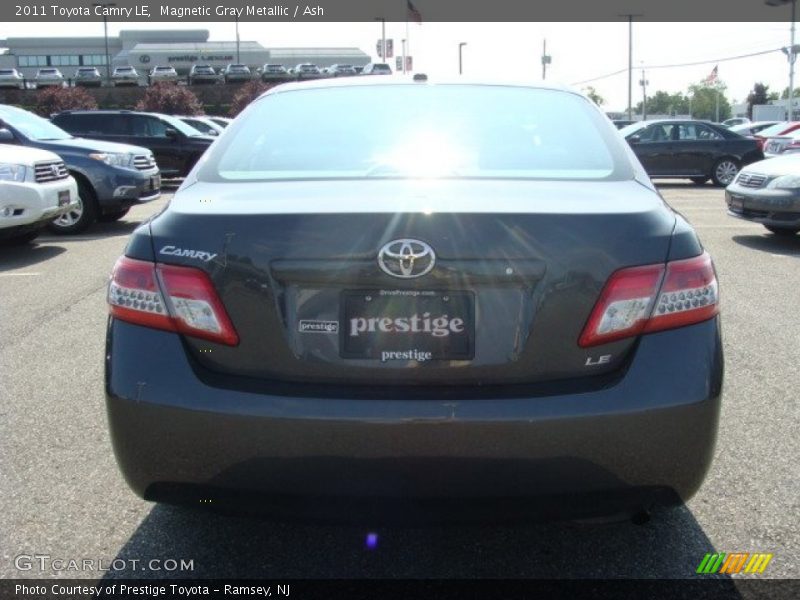 Magnetic Gray Metallic / Ash 2011 Toyota Camry LE
