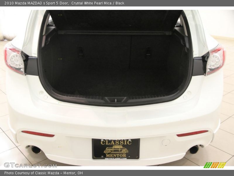 Crystal White Pearl Mica / Black 2010 Mazda MAZDA3 s Sport 5 Door