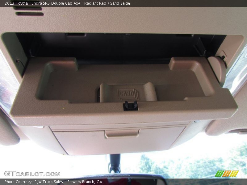 Radiant Red / Sand Beige 2013 Toyota Tundra SR5 Double Cab 4x4