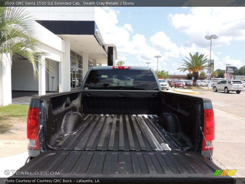 Stealth Gray Metallic / Ebony 2009 GMC Sierra 1500 SLE Extended Cab