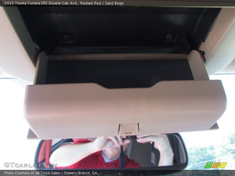 Radiant Red / Sand Beige 2013 Toyota Tundra SR5 Double Cab 4x4