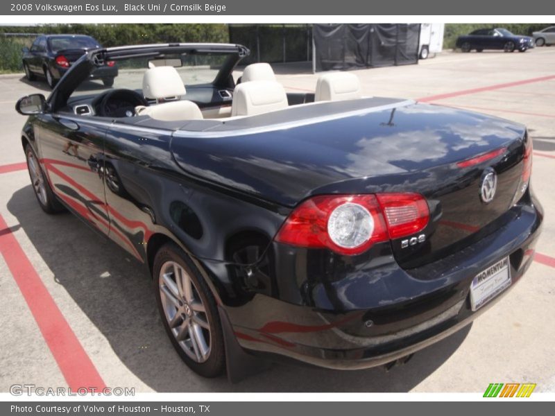 Black Uni / Cornsilk Beige 2008 Volkswagen Eos Lux