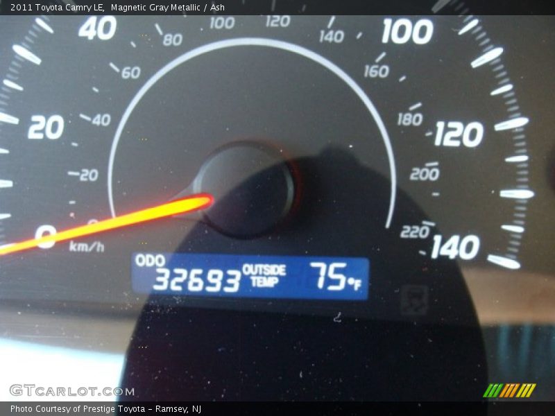 Magnetic Gray Metallic / Ash 2011 Toyota Camry LE