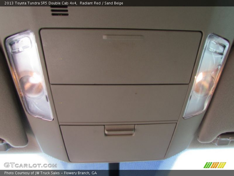 Radiant Red / Sand Beige 2013 Toyota Tundra SR5 Double Cab 4x4