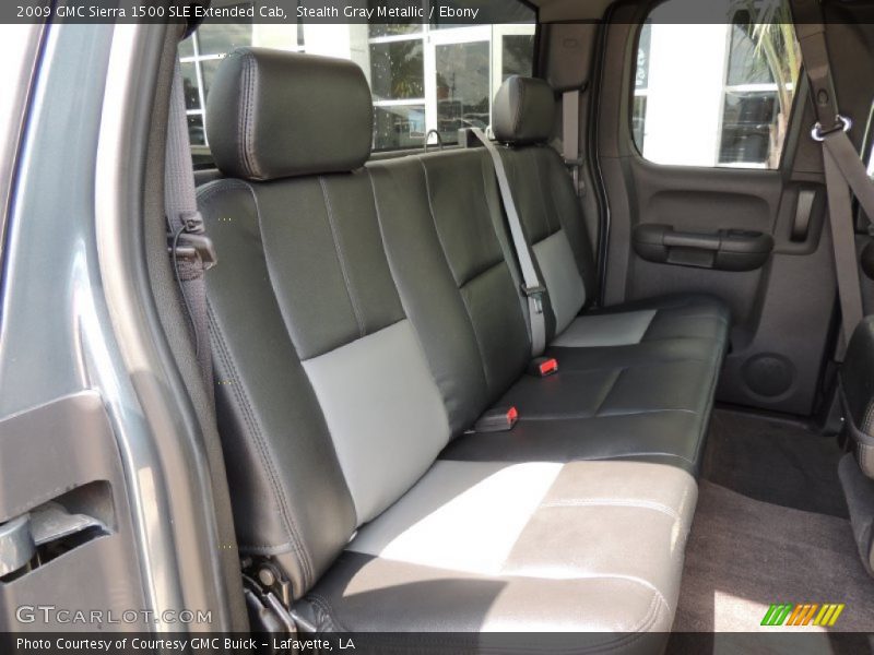 Stealth Gray Metallic / Ebony 2009 GMC Sierra 1500 SLE Extended Cab
