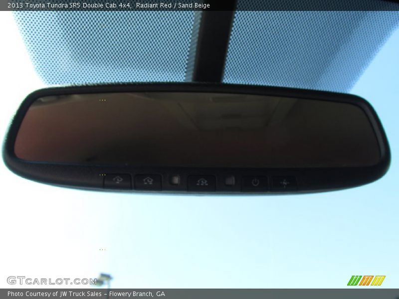 Radiant Red / Sand Beige 2013 Toyota Tundra SR5 Double Cab 4x4