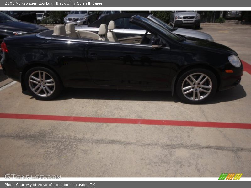 Black Uni / Cornsilk Beige 2008 Volkswagen Eos Lux