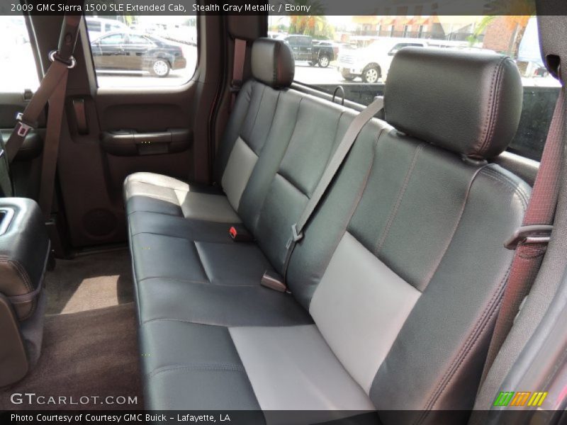 Stealth Gray Metallic / Ebony 2009 GMC Sierra 1500 SLE Extended Cab