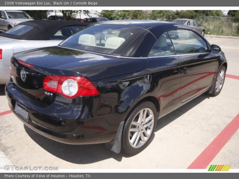 Black Uni / Cornsilk Beige 2008 Volkswagen Eos Lux