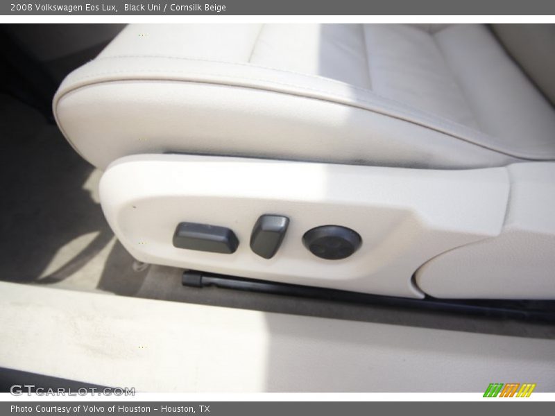 Black Uni / Cornsilk Beige 2008 Volkswagen Eos Lux