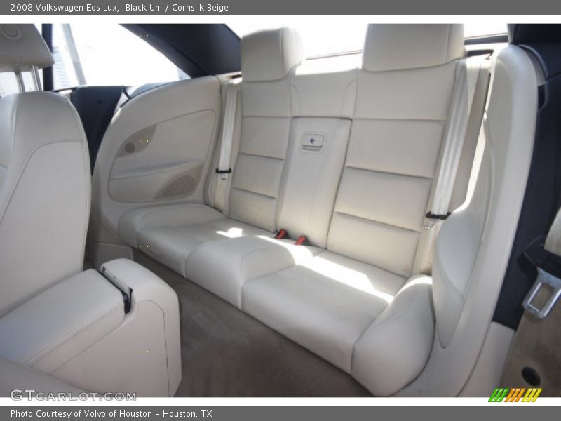 Black Uni / Cornsilk Beige 2008 Volkswagen Eos Lux