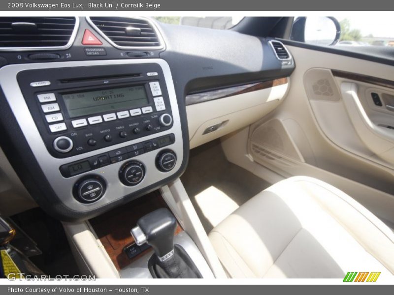 Black Uni / Cornsilk Beige 2008 Volkswagen Eos Lux