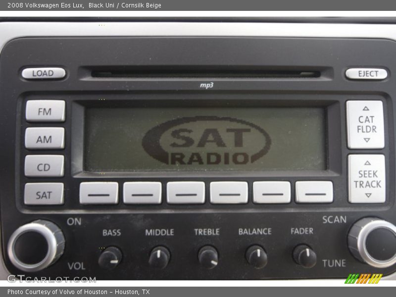 Black Uni / Cornsilk Beige 2008 Volkswagen Eos Lux
