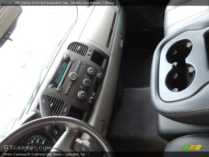 Stealth Gray Metallic / Ebony 2009 GMC Sierra 1500 SLE Extended Cab