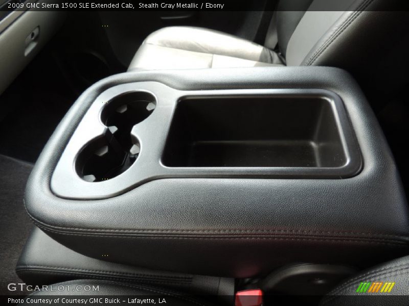 Stealth Gray Metallic / Ebony 2009 GMC Sierra 1500 SLE Extended Cab