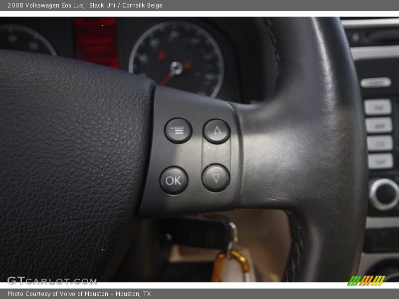 Black Uni / Cornsilk Beige 2008 Volkswagen Eos Lux