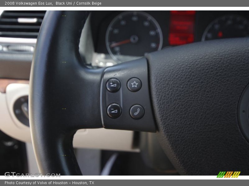 Black Uni / Cornsilk Beige 2008 Volkswagen Eos Lux