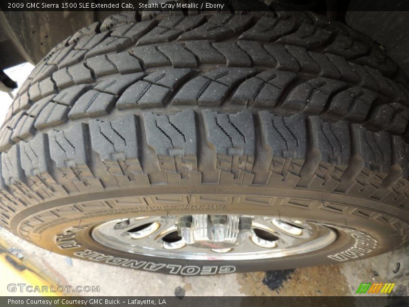Stealth Gray Metallic / Ebony 2009 GMC Sierra 1500 SLE Extended Cab