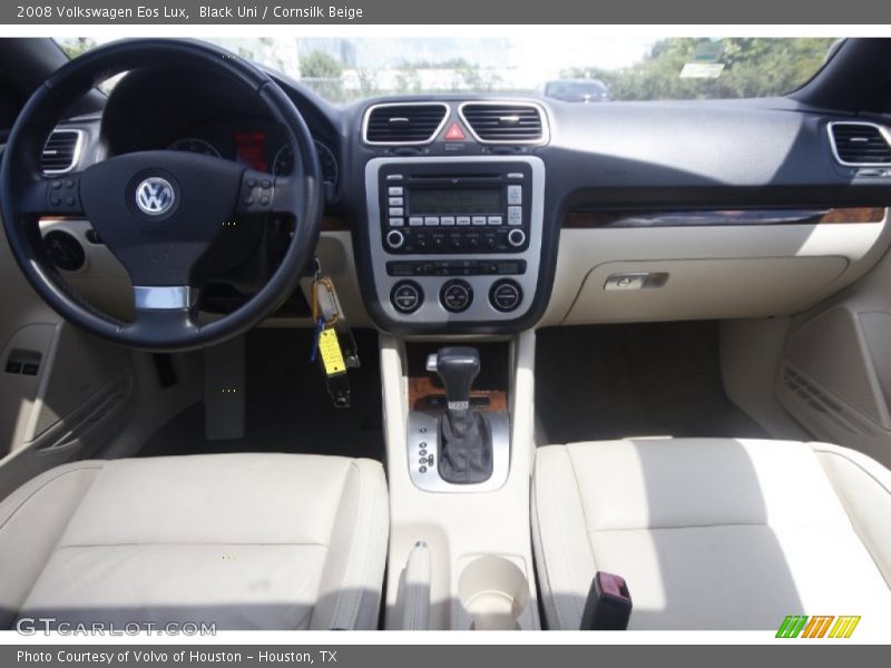 Black Uni / Cornsilk Beige 2008 Volkswagen Eos Lux