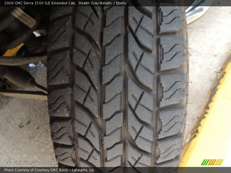 Stealth Gray Metallic / Ebony 2009 GMC Sierra 1500 SLE Extended Cab