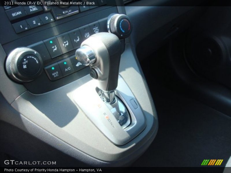 Polished Metal Metallic / Black 2011 Honda CR-V EX