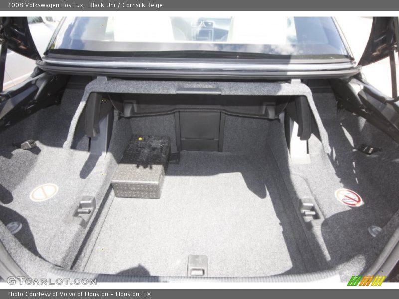 Black Uni / Cornsilk Beige 2008 Volkswagen Eos Lux