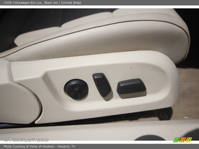 Black Uni / Cornsilk Beige 2008 Volkswagen Eos Lux