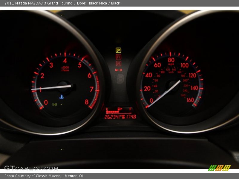 Black Mica / Black 2011 Mazda MAZDA3 s Grand Touring 5 Door