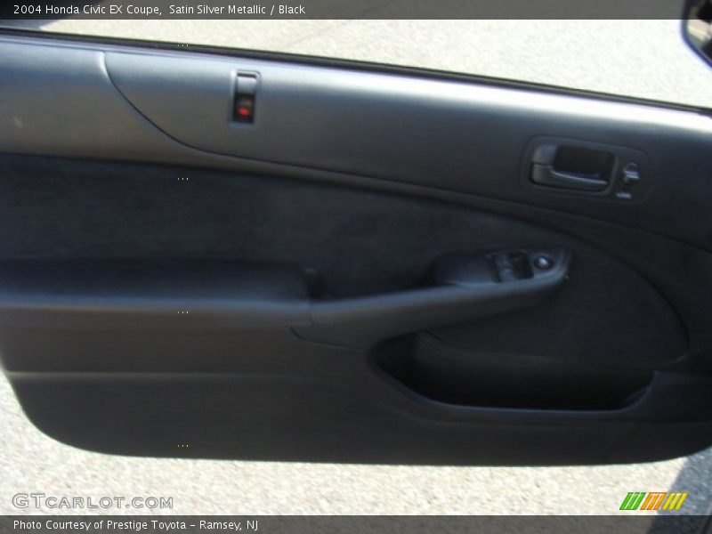 Satin Silver Metallic / Black 2004 Honda Civic EX Coupe