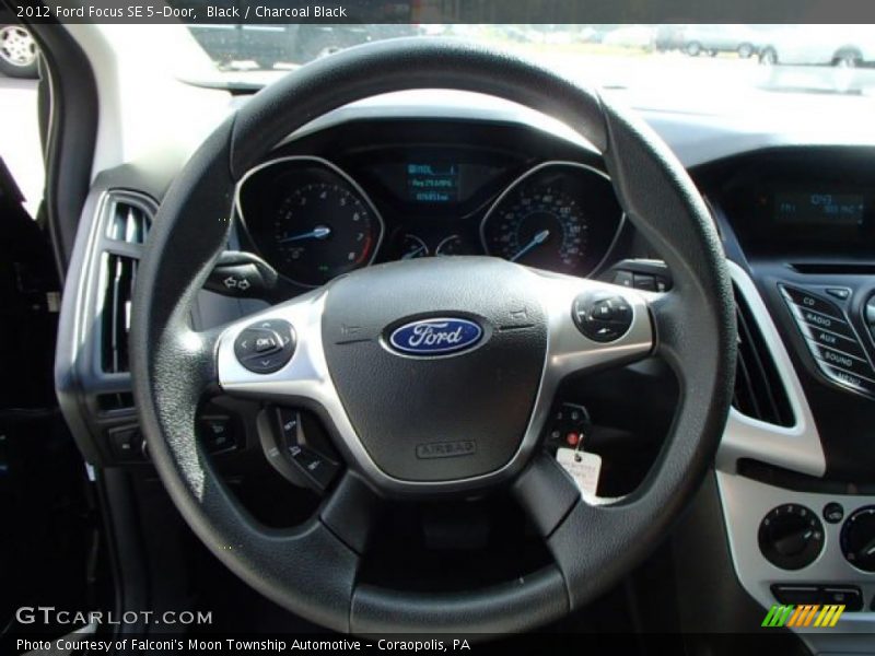 Black / Charcoal Black 2012 Ford Focus SE 5-Door