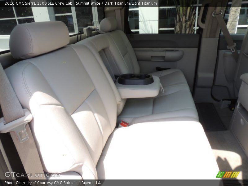 Summit White / Dark Titanium/Light Titanium 2010 GMC Sierra 1500 SLE Crew Cab