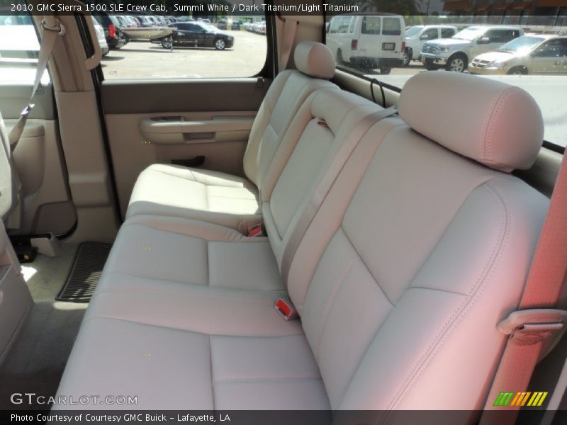 Summit White / Dark Titanium/Light Titanium 2010 GMC Sierra 1500 SLE Crew Cab