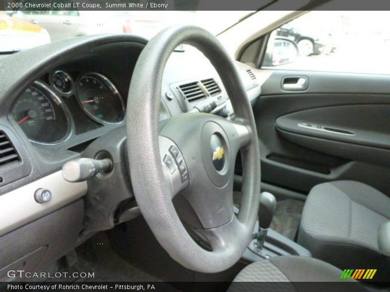 Summit White / Ebony 2008 Chevrolet Cobalt LT Coupe