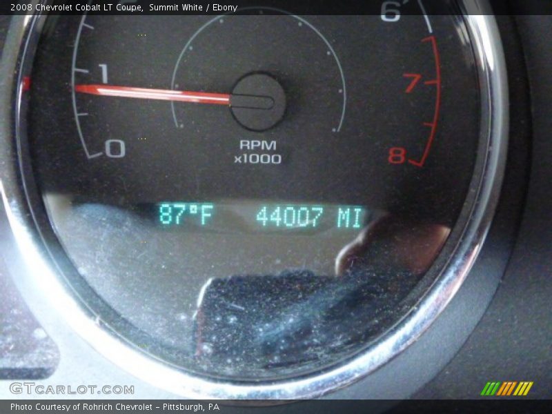 Summit White / Ebony 2008 Chevrolet Cobalt LT Coupe