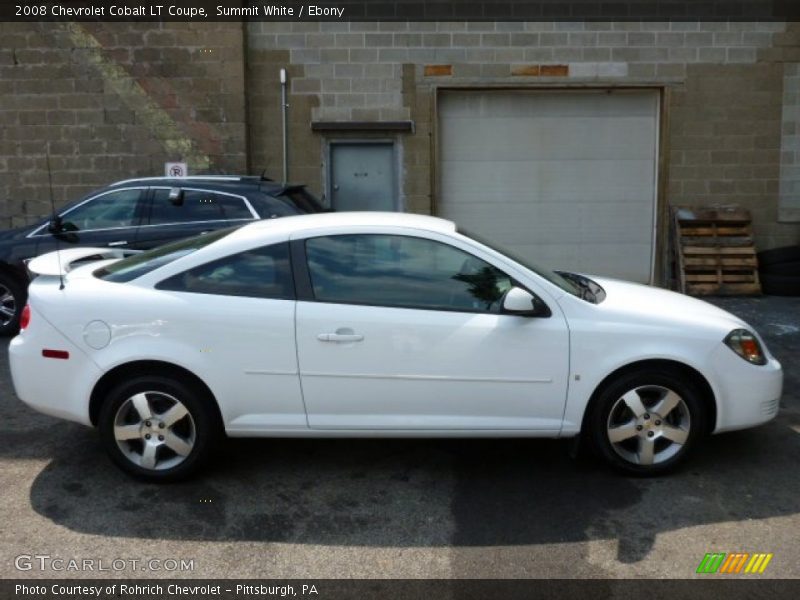 Summit White / Ebony 2008 Chevrolet Cobalt LT Coupe