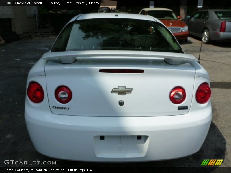 Summit White / Ebony 2008 Chevrolet Cobalt LT Coupe