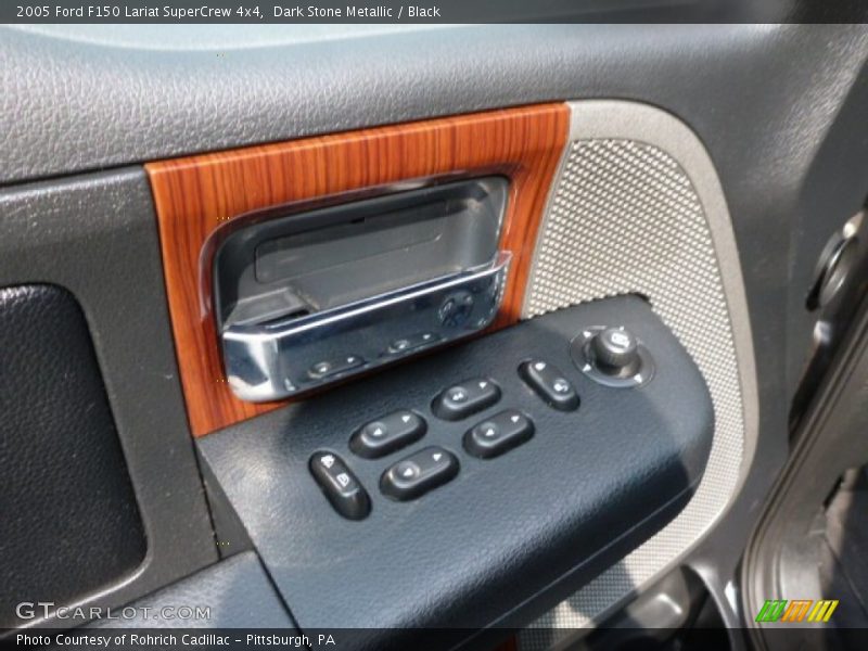 Dark Stone Metallic / Black 2005 Ford F150 Lariat SuperCrew 4x4