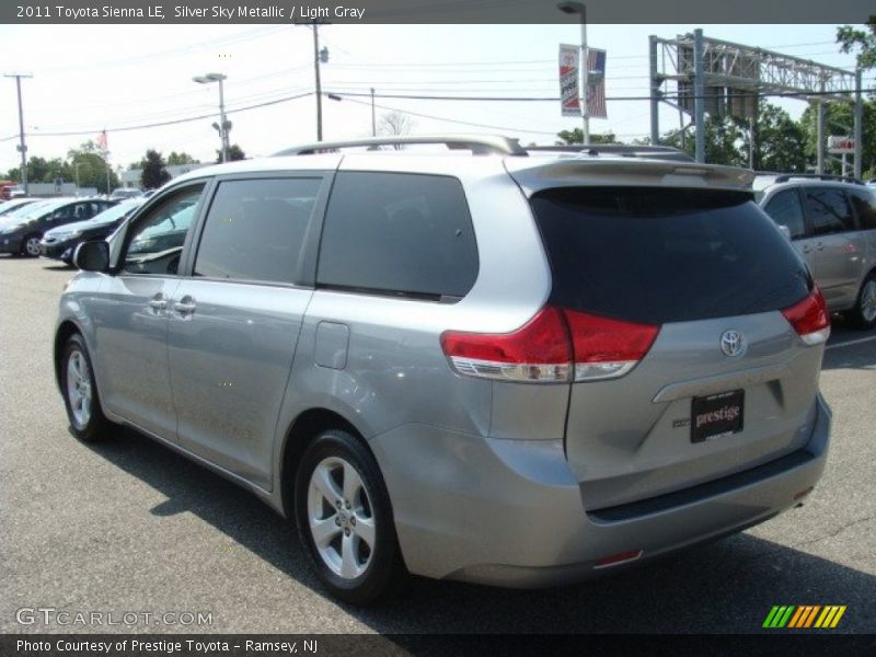 Silver Sky Metallic / Light Gray 2011 Toyota Sienna LE
