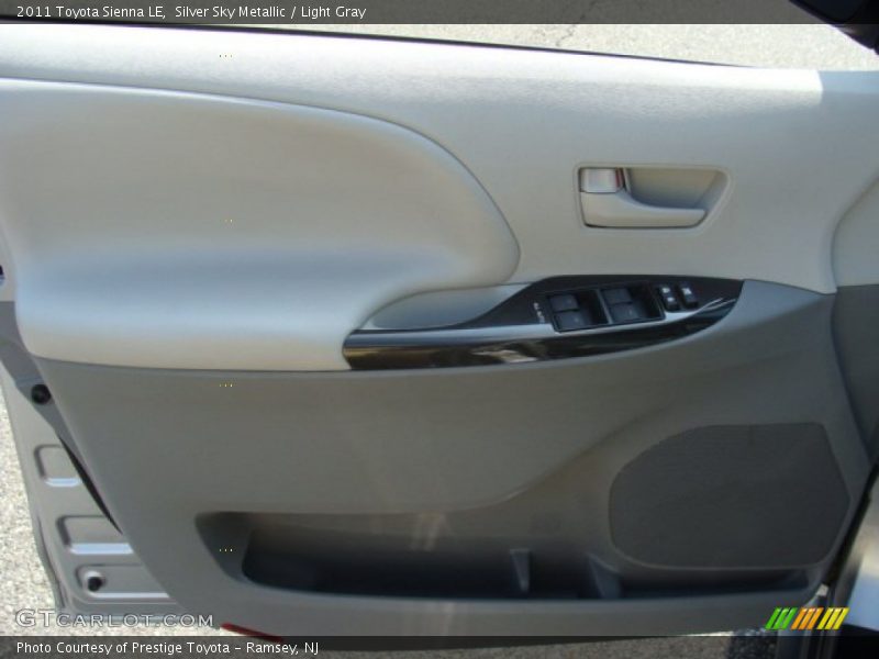 Silver Sky Metallic / Light Gray 2011 Toyota Sienna LE