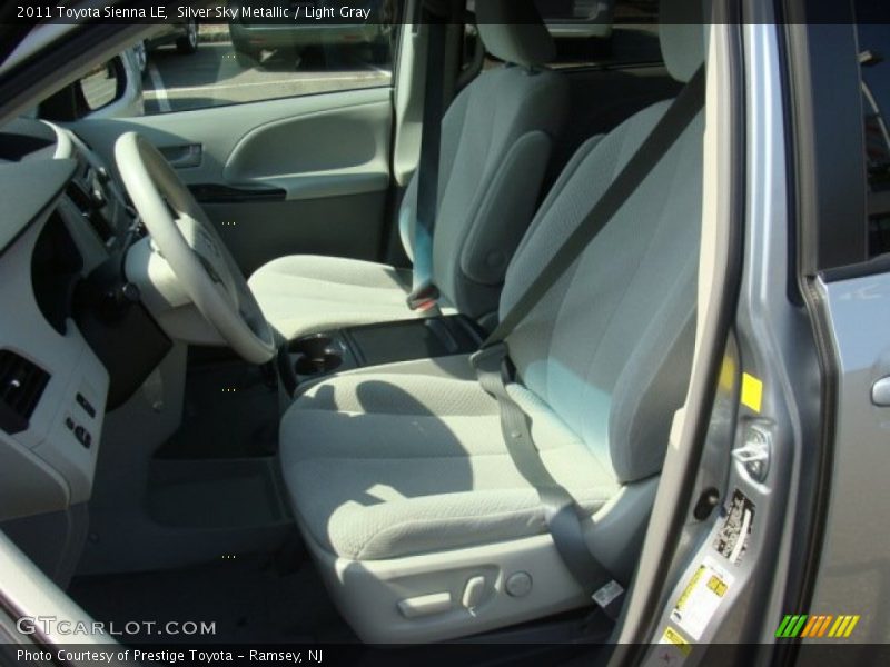 Silver Sky Metallic / Light Gray 2011 Toyota Sienna LE
