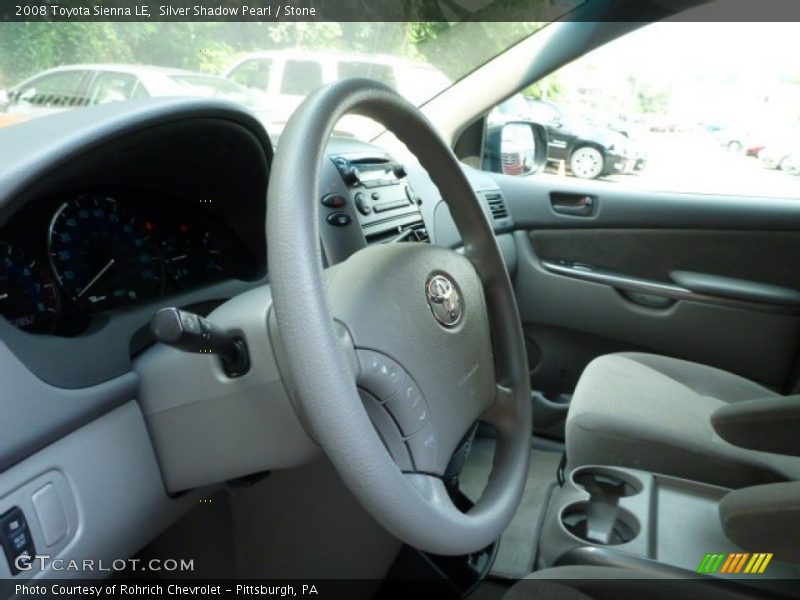 Silver Shadow Pearl / Stone 2008 Toyota Sienna LE