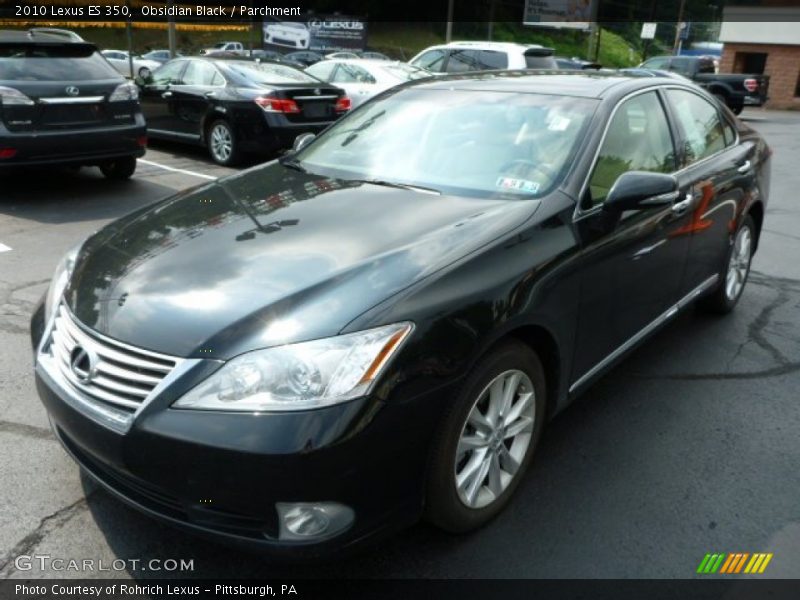Obsidian Black / Parchment 2010 Lexus ES 350