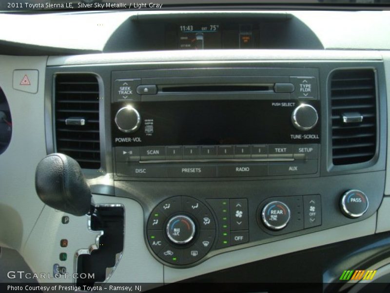 Silver Sky Metallic / Light Gray 2011 Toyota Sienna LE