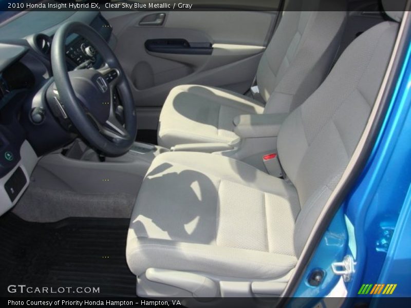 Clear Sky Blue Metallic / Gray 2010 Honda Insight Hybrid EX