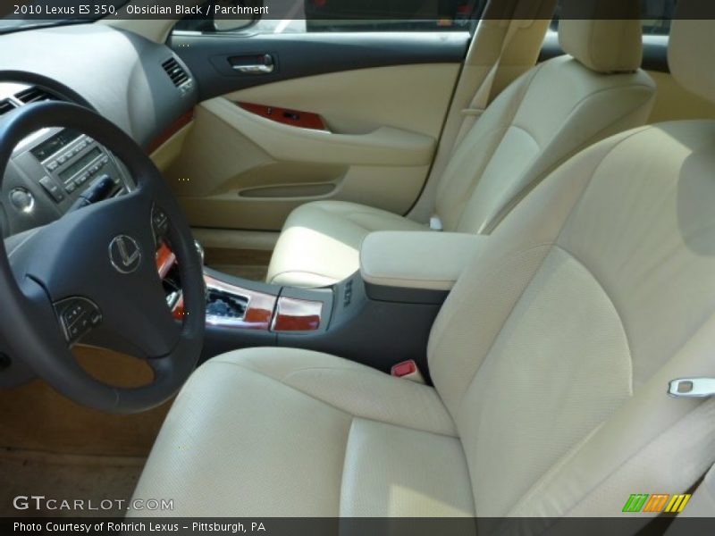 Obsidian Black / Parchment 2010 Lexus ES 350